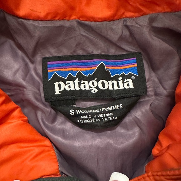 Patagonia Orange Quilted Jacket - Picture 3 of 4